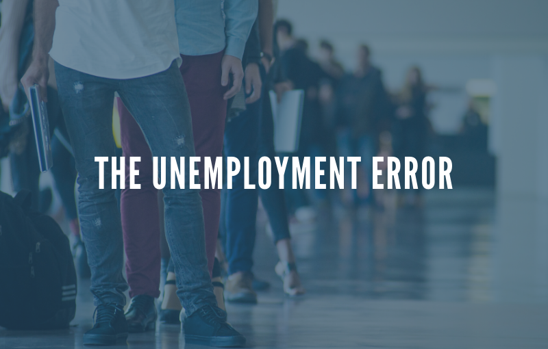 the unemployment error